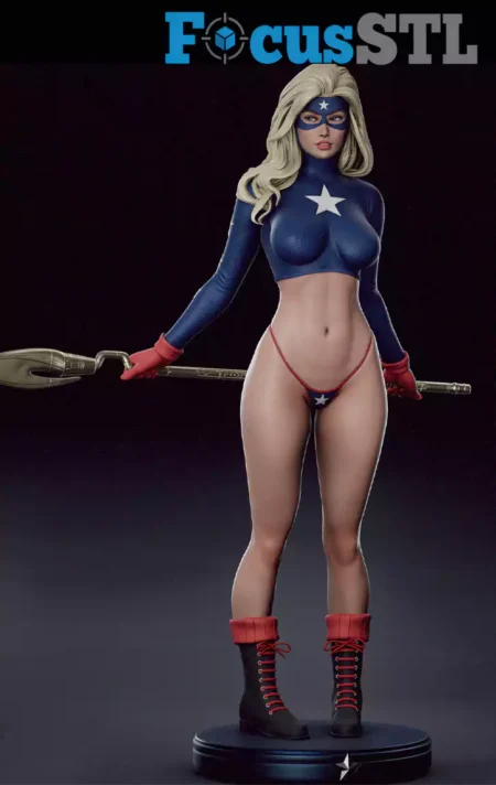 Star Girl STL 3D Print Model