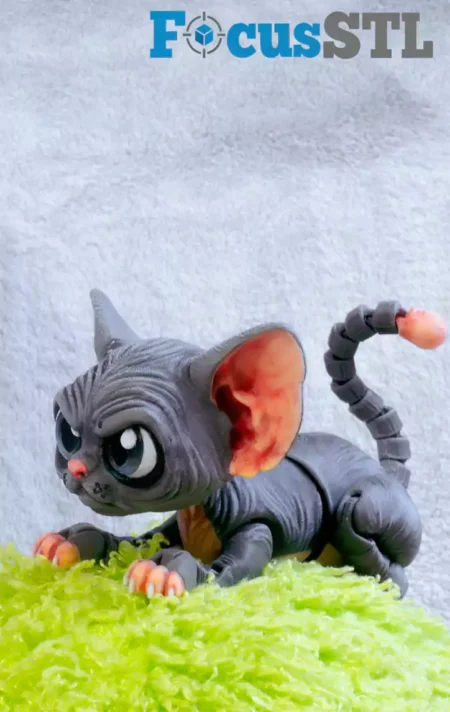 Larry the Sphynx STL 3D Print Model
