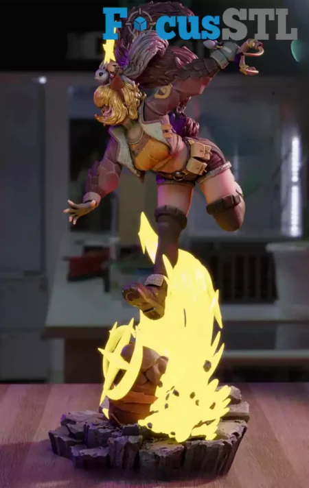 Squirrel Girl STL 3D Print Model