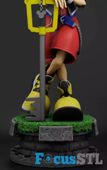 Sora Kingdom Hearts STL 3D Print Model