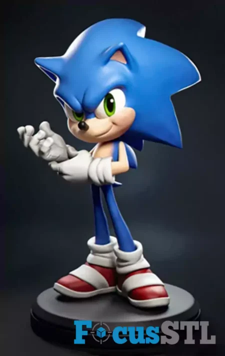 Sonic STL 3D Print File