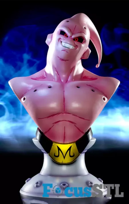 Majin Buu Bust STL 3D Print File
