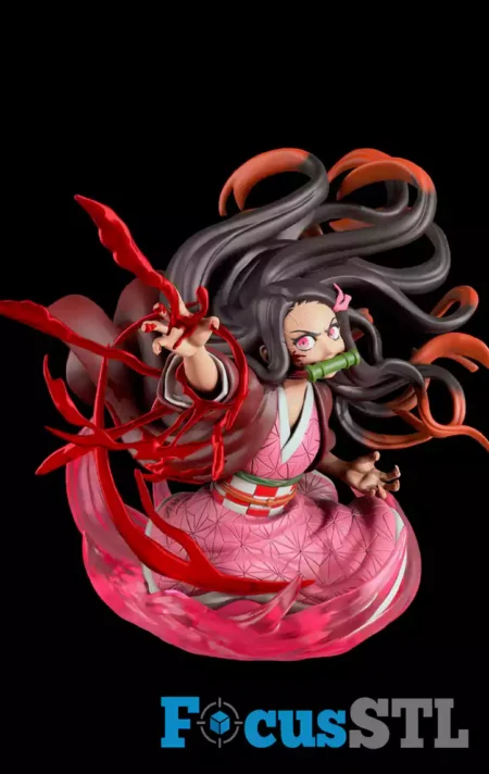 Nezuko Bust STL 3D Print File