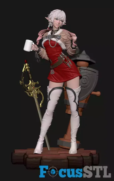 Alisaie Leveilleur STL 3D Print File