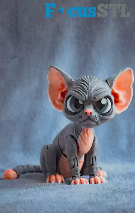 Larry the Sphynx STL 3D Print Model