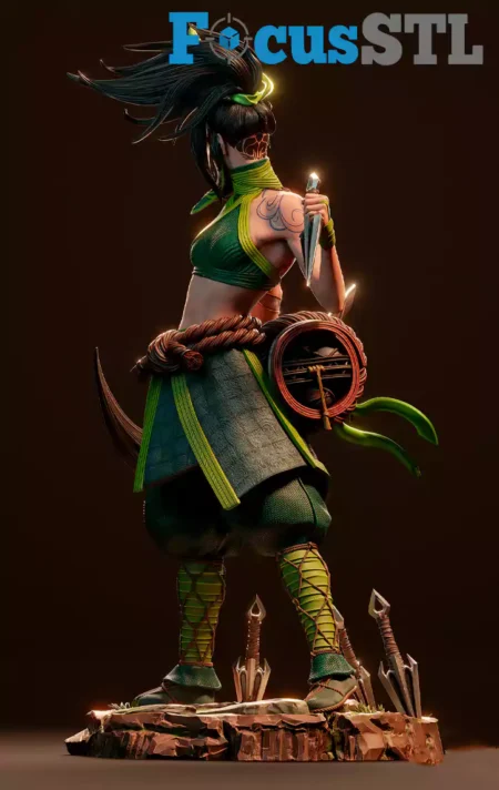 Akali STL 3D Print Model