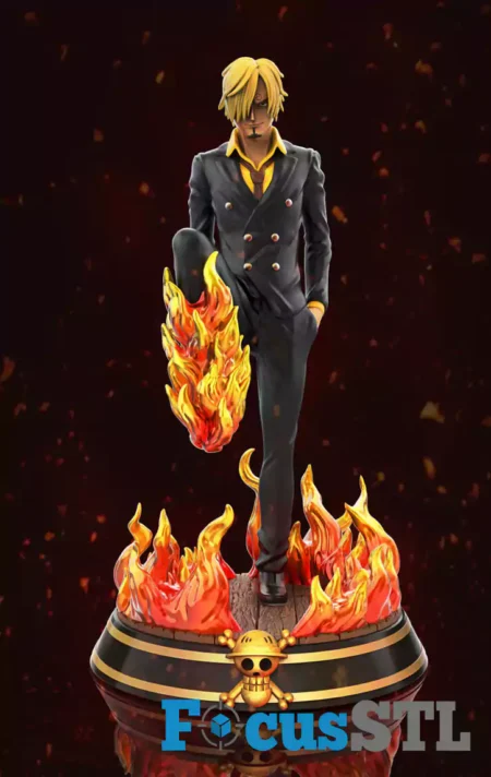 Sanji Red STL 3D Print Model