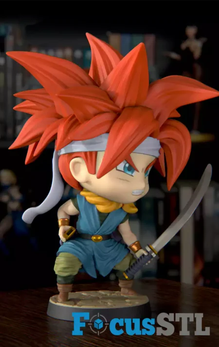 Chibi Chrono Trigger STL 3D Print File