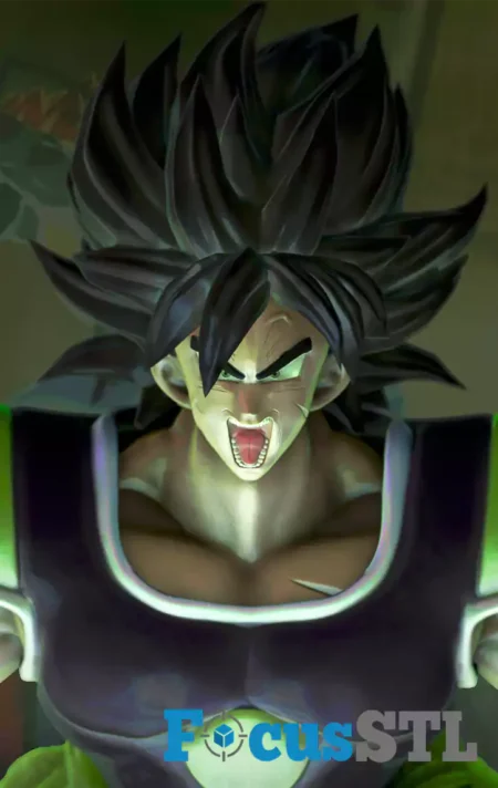 Broly STL 3D Print File