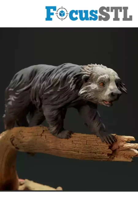 Binturong Bearcat STL 3D Print Model