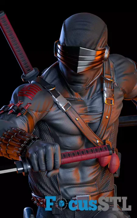 Snake Eyes STL 3D Print Model