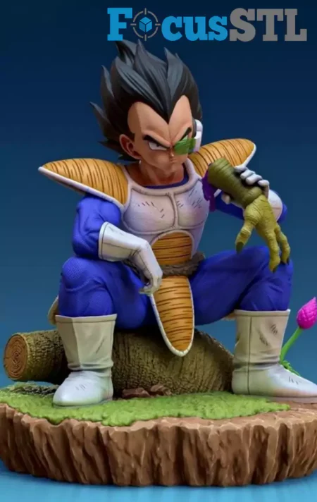 Vegeta Saga Saiya STL 3D Print Model