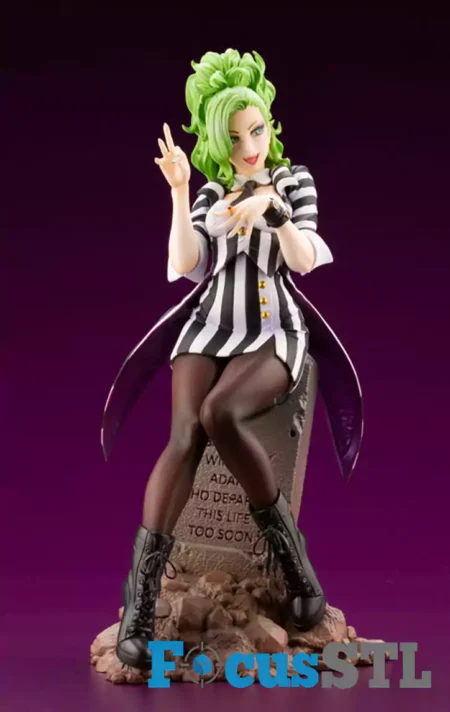 Beetlejuice Girl STL 3D Print File