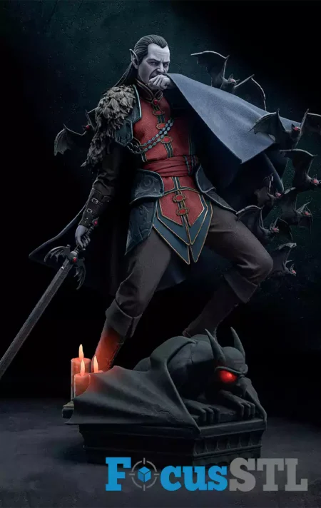 Strahd von Zarovich and Bust STL 3D Print File