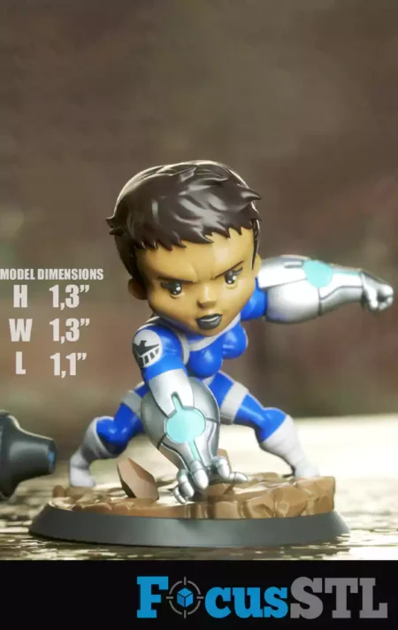 Quake Chibi STL 3D Print Files