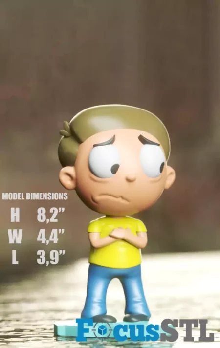 Rick and Morty Chibi STL 3D Print Files