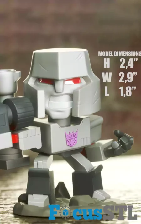 Megatron Chibi STL 3D Print Files