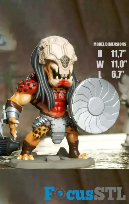 Predator Prey Chibi STL 3D Print Files