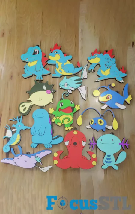 Mega Pack Pokémon 2G STL 3D Print Files