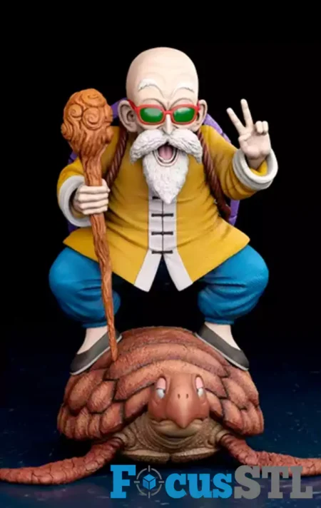 Master Roshi STL 3D Print File
