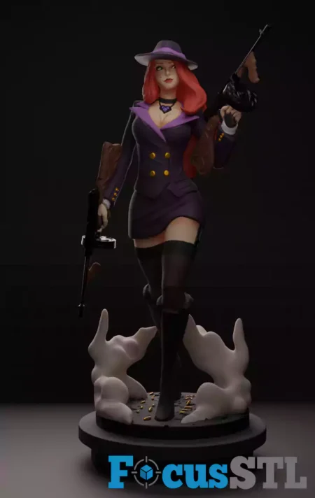 Miss Fortune Crime City STL 3D Print File