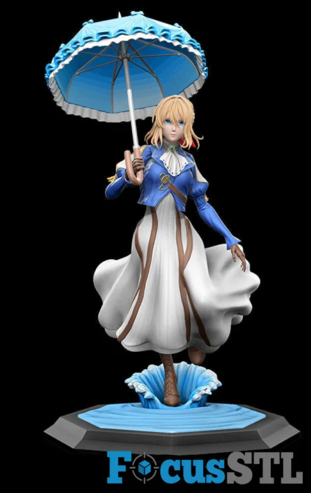 Violet Evergarden STL 3D Print File