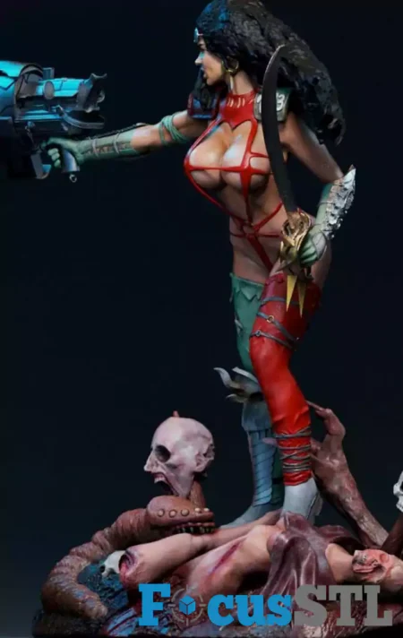 Julie Strain STL 3D Print File