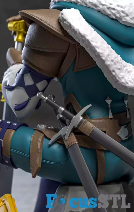 Felix Sitting Fire Emblem STL 3D Print File