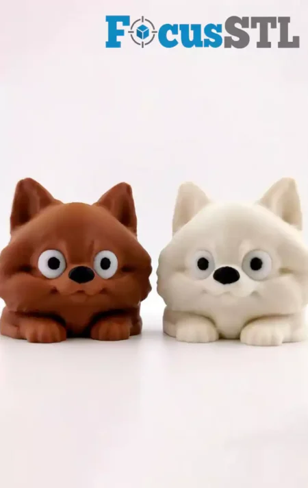 Miniflexi Pomeranian STL 3D Print File