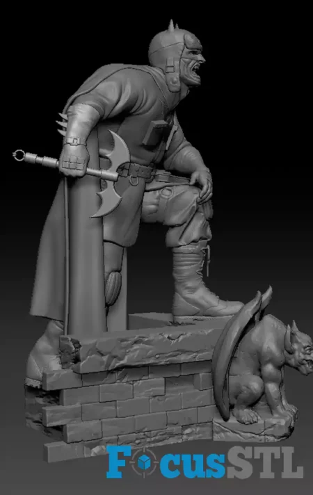 Batman Red Son STL 3D Print File