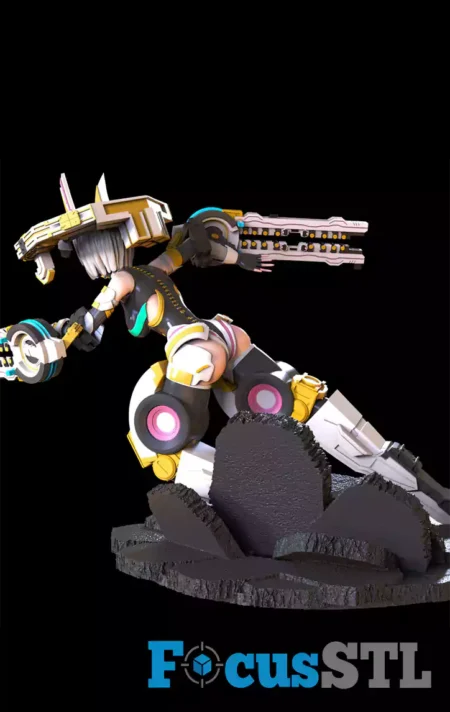 Mecha Girl STL 3D Print File