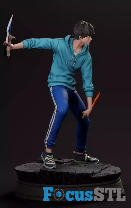Sung Jin-Woo STL 3D Print File