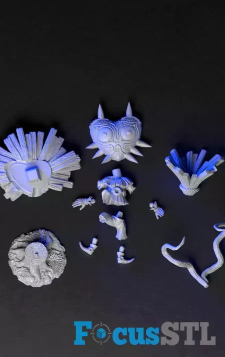 Skull Kid Bust STL 3D Print File