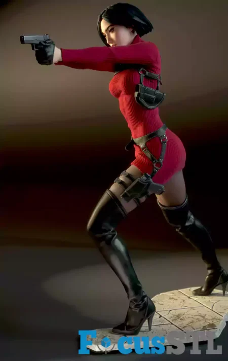 Ada Wong Resident Evil STL 3D Print File