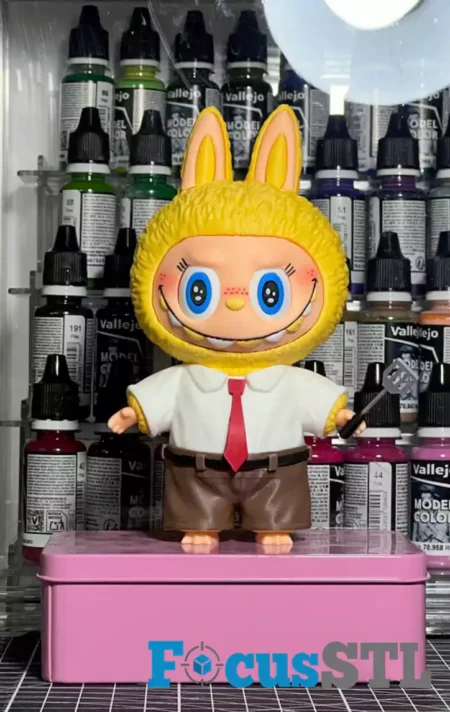 SpongeBob x Labubu STL 3D Print File