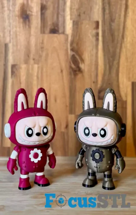 Labubu x Robot STL 3D Print File