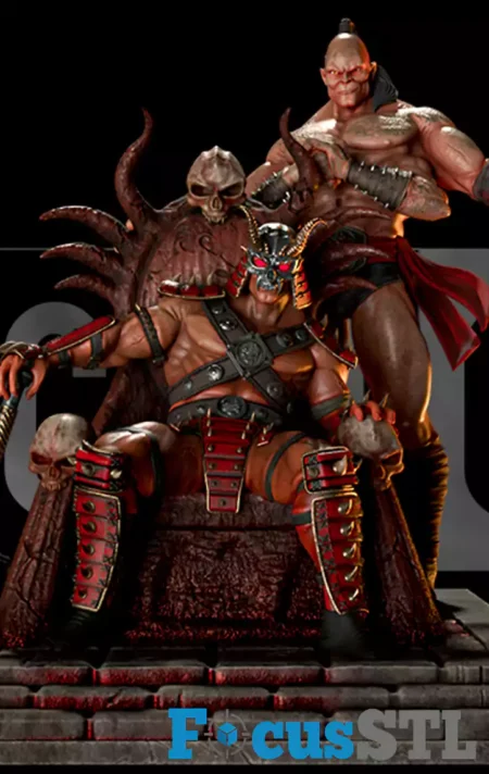 Shao Kahn and Goro STL 3D Print Files