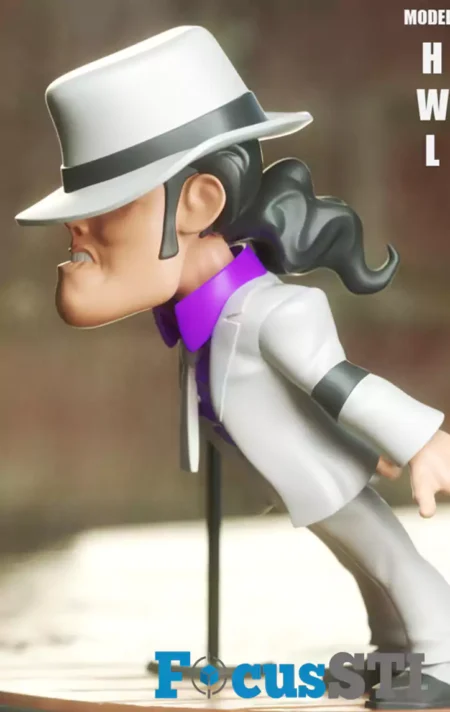 Michael Jackson Chibi STL 3D Print Files