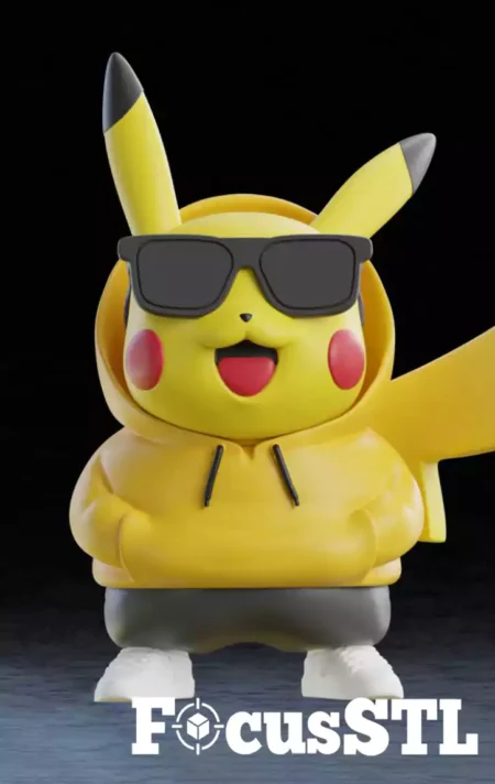 Urban Pikachu STL Files