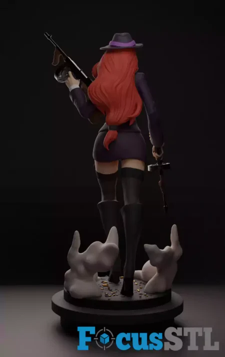 Miss Fortune Crime City STL 3D Print File