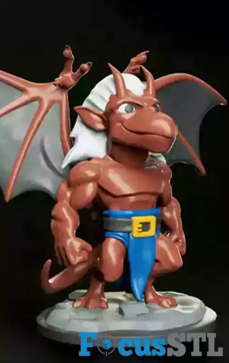 Brooklyn Chibi STL 3D Print File