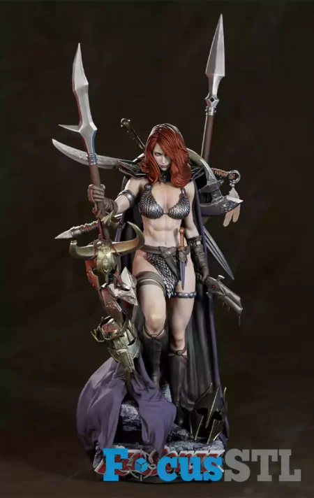 Red Sonja STL 3D Print File