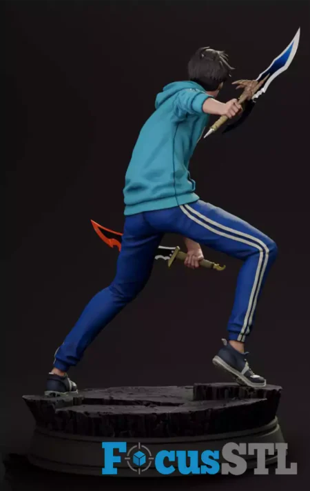 Sung Jin-Woo STL 3D Print File