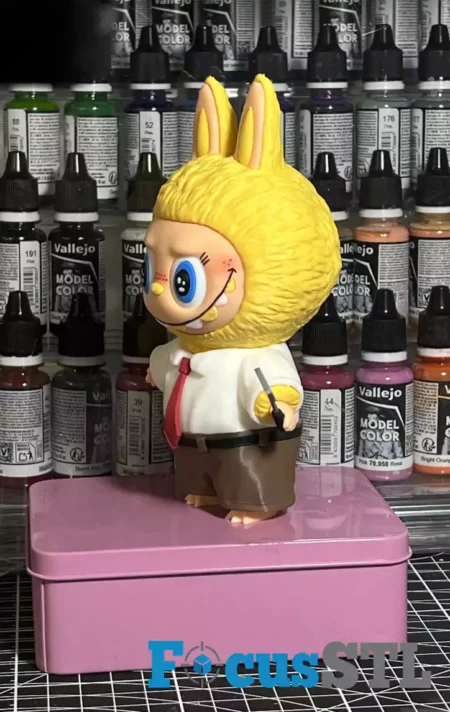 SpongeBob x Labubu STL 3D Print File