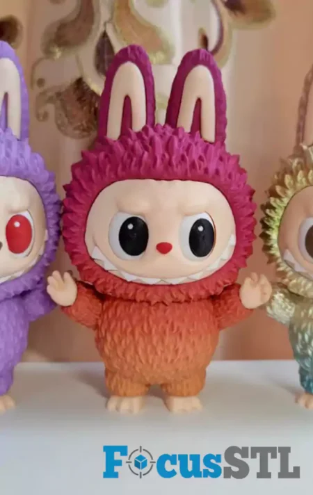 Labubu Rotating Eyes STL 3D Print File