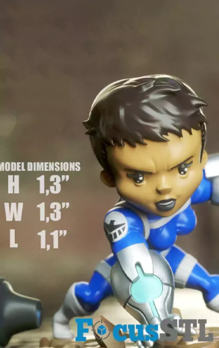 Quake Chibi STL 3D Print Files