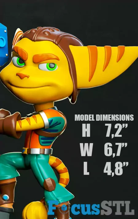 Ratchet Chibi STL 3D Print Files