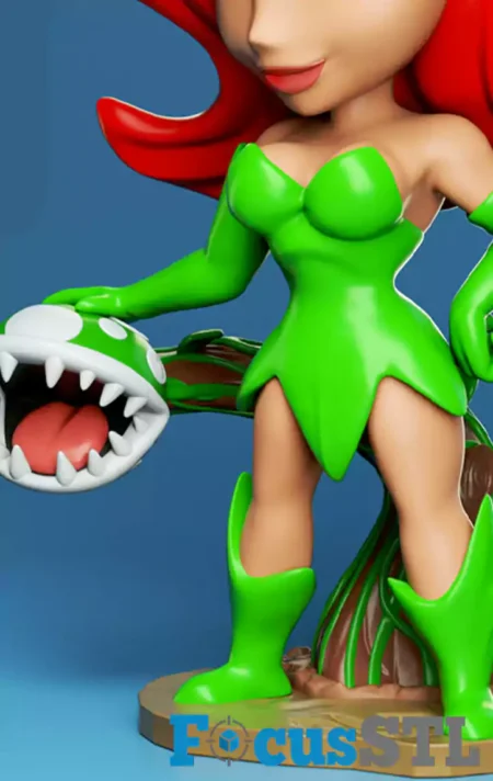 Poison Ivy Chibi STL 3D Print Files