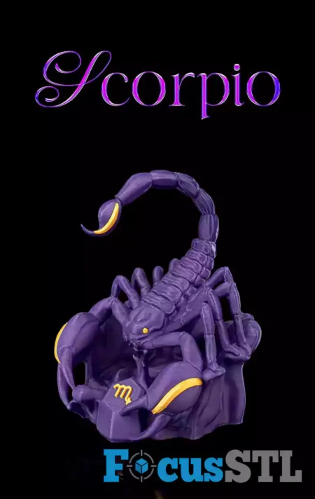 Scorpio STL 3D Print Files