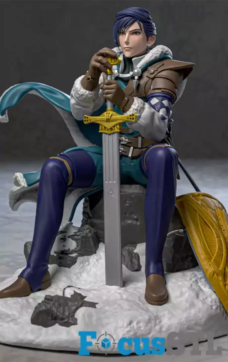 Felix Sitting Fire Emblem STL 3D Print File